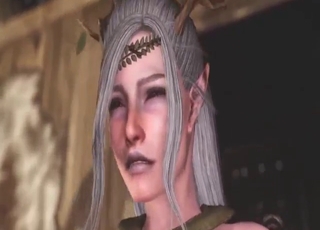 Fantasy zoophile content with a werewolf